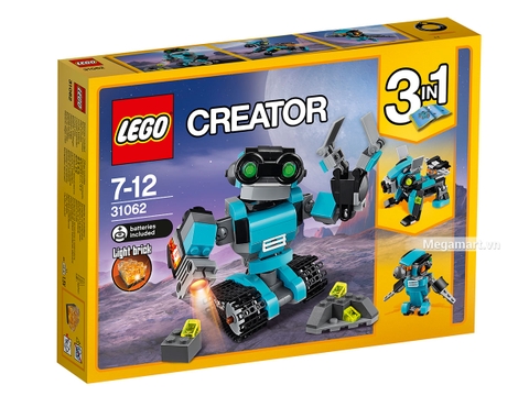 Vỏ hộp Lego Creator 31062 - Robot thăm dò