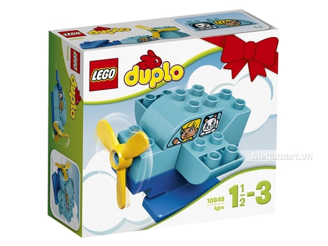 Hình ảnh vỏ hộp bộ Lego Duplo 10849 - Máy bay đầu 