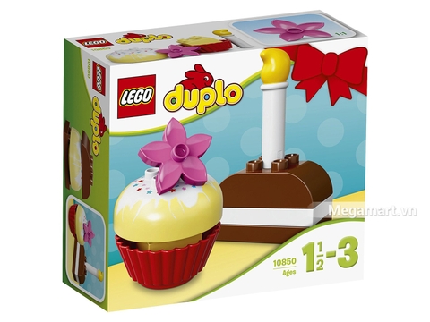 Hình ảnh vỏ hộp bộ Lego Duplo 10850 - Bánh kem đầu tiên