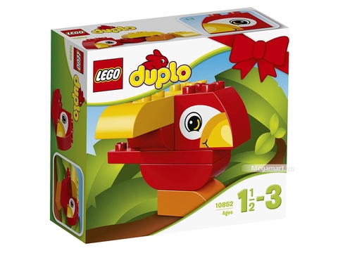 Hình ảnh vỏ hộp bộ Lego Duplo 10852 - Chú vẹt đầu tiên