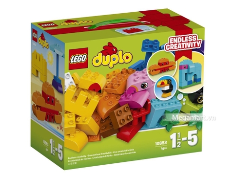 Hình ảnh vỏ hộp bộ Lego Duplo 10853 - Bộ Duplo lắp ráp sáng tạo
