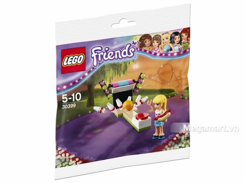 Hình ảnh vỏ hộp bộ Lego Friends 30399 - Bowling Trong Công Viên Giải Trí