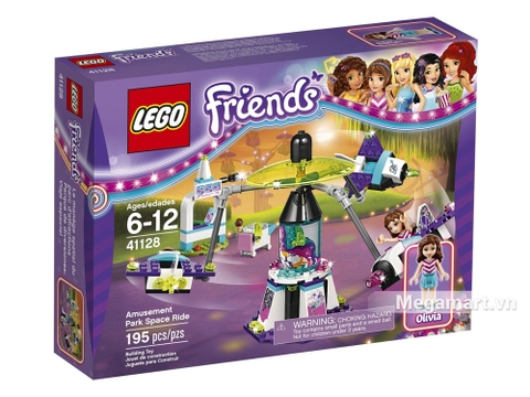 Vỏ hộp Lego Friends 41128 - Công viên giải trí du hành không gian