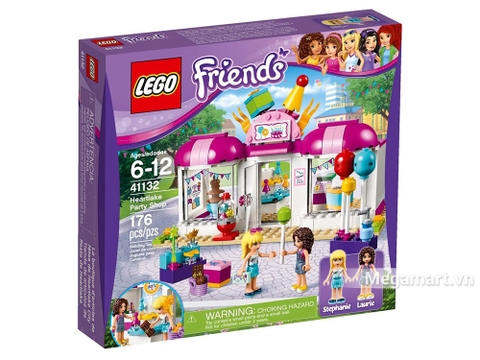 Hình ảnh vỏ hộp bộ Lego Friends 41132 - Cửa hàng phụ kiện Heartlake