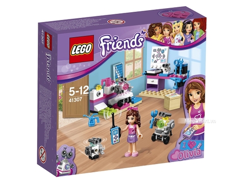 Hình ảnh vỏ hộp bộ Lego Friends 41307 - Phòng thí nghiệm của Olivia