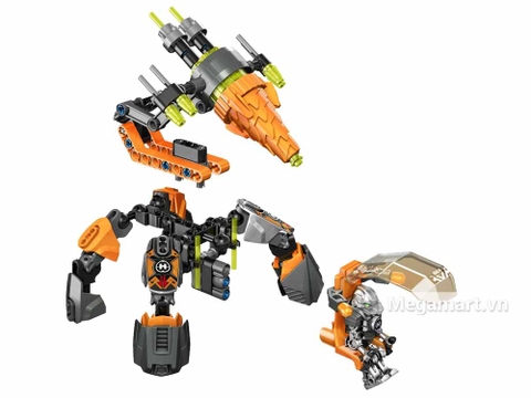 Mô hình Lego Hero Factory 44025 - Cỗ máy khoan của Bulk