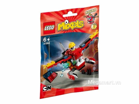 Hình ảnh vỏ hộp bộ Lego Mixels 41564 - Phi cơ cứu hỏa Aquad