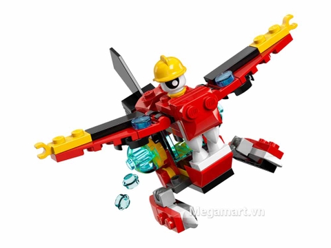 Các mô hình ấn tượng trong bộ Lego Mixels 41564 - Phi cơ cứu hỏa Aquad