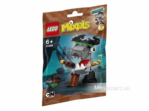 Hình ảnh vỏ hộp bộ Lego Mixels 41566 - Thuyền trưởng cá mập Sharx