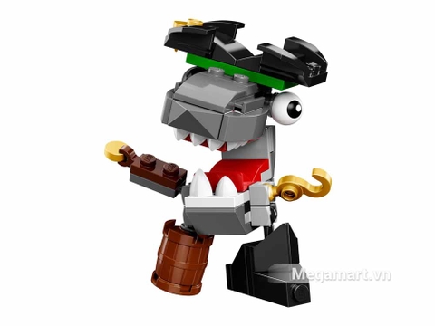 Các mô hình ấn tượng trong bộ Lego Mixels 41566 - Thuyền trưởng cá mập Sharx