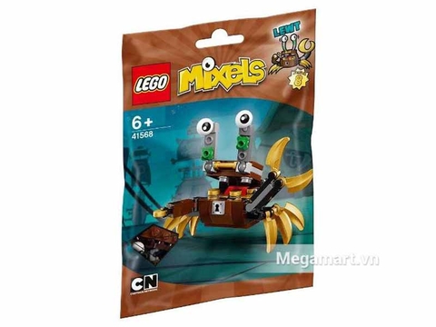 Hình ảnh vỏ hộp bộ Lego Mixels 41568 - Rương kho báu Lewt