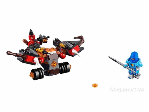 Lego Nexo Knights 70318 - Xe tấn công quỷ dữ - các chi tiết trong bộ đồ chơi