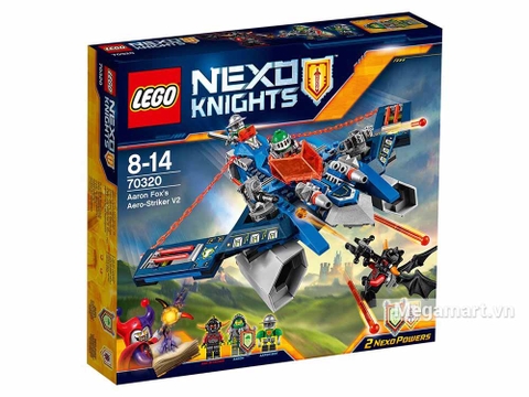 Lego Nexo Knights 70320 - Cỗ máy bắn cung của Aaron với các sức mạnh thú vị