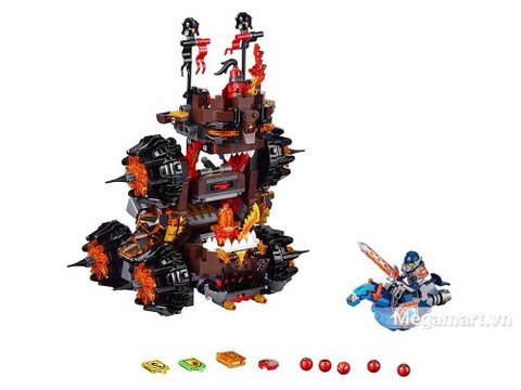 Các mô hình ấn tượng trong bộ Lego Nexo Knights 70321 - Cỗ máy hủy diệt của quỷ nham thạch