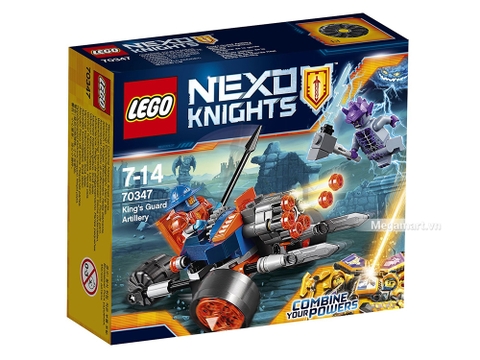 Hình ảnh vỏ hộp bộ Lego Nexo Knights 70347 - Pháo binh hoàng gia