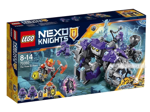 Hình ảnh vỏ hộp bộ Lego Nexo Knights 70350 - Nhóm ba anh em