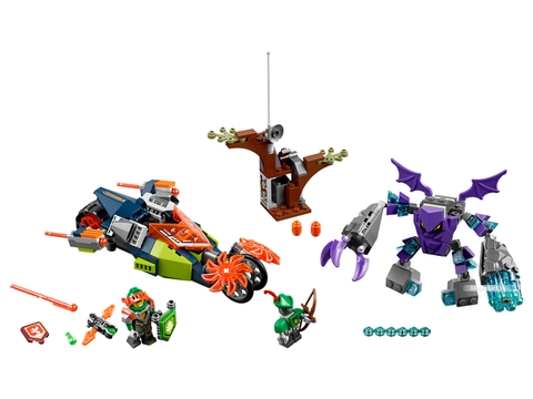 Các mô hình ấn tượng trong bộ Lego Nexo Knights 70358 - Cỗ máy đá của Aaron