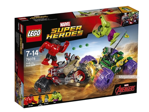 Hình ảnh vỏ ngoài của sản phẩm Lego Super Heroes 76078 - Cuộc chiến hai kẻ khổng lồ