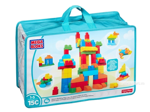 Hình ảnh vỏ hộp bộ Mega Bloks Xếp khối nâng cao túi lớn (150 khối)