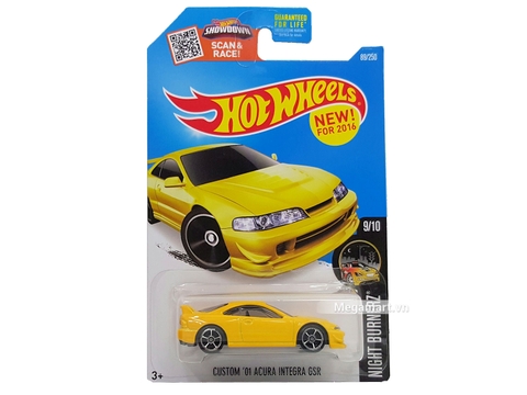 Hình ảnh vỏ sản phẩm siêu xe mô hình Hot Wheels Custom '01 Acura Integra GSR
