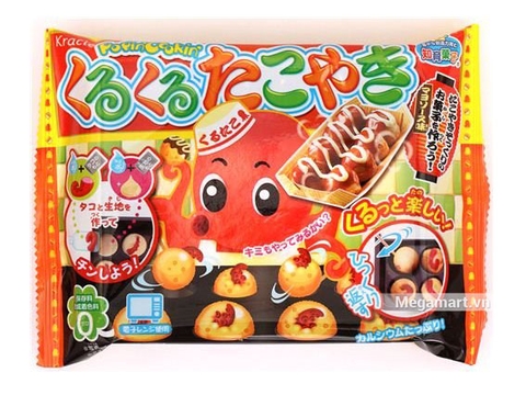Popin Cookin làm bánh bạch tuộc Takoyaki - Hình ảnh vỏ hộp sản phẩm