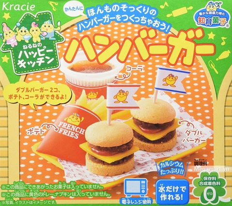 Đồ chơi nấu ăn Popin Cookin làm Hamburger - đồ chơi nấu ăn Nhật Bản