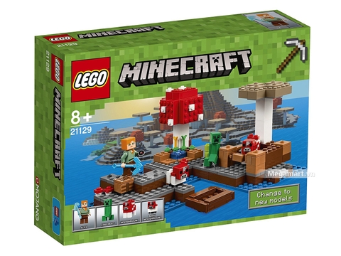 Đồ chơi xếp hình Lego Minecraft 21129 - Hòn đảo nấm