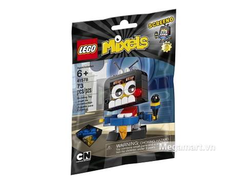 Hình ảnh vỏ hộp bộ Lego Mixels 41578 - Phóng viên Screeno
