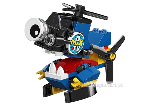 Các mô hình ấn tượng trong bộ Lego Mixels 41579 - Trực thăng đưa tin Camsta