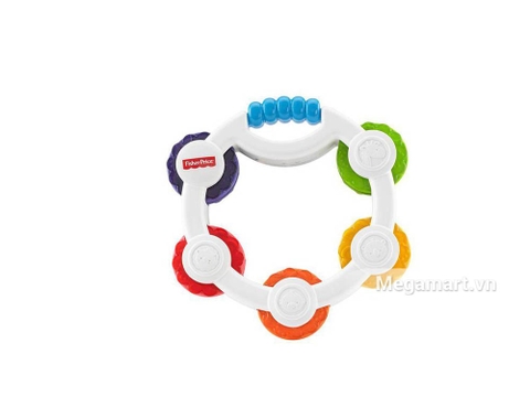 Fisher Price Trống lắc gương soi giúp kích thích giác quan của trẻ nhỏ