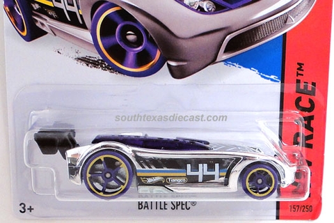 Vỏ hộp đựng mô hình xe Hot Wheels Battle Spec