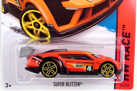 Vỏ hộp đựng mô hình xe Hot Wheels Super Blitzen