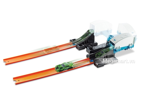 Các chi tiết có trong bộ sản phẩm đường đua Hot Wheels Bộ phụ kiện đường đua - Vòng xoáy khởi động