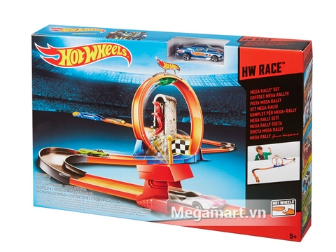 Hình ảnh vỏ hộp bộ Hot Wheels Vòng tròn siêu tốc