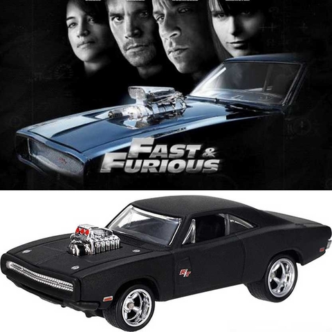 Mô hình xe Hot Wheels Fast & Furious 70 Dodge Charger R/T với chất liệu cao cấp