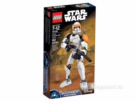 Vỏ hộp đồ chơi Lego Star Wars 75108 - Chỉ huy Commander Cody