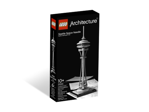 Vỏ hộp đựng sản phẩm Lego Architecture 21003 - Tháp Space Needle