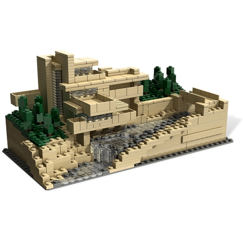 Mô hình Lego Architecture 21005 - Thác Nước Fallingwater sau khi hoàn thành lắp ghép