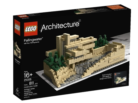 Vỏ hộp đựng sản phẩm Lego Architecture 21005 - Thác Nước Fallingwater