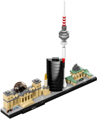 Bố xếp hình Lego Architecture 21027 - Thành phố Berlin mang đến cho bé những giờ phút vui chơi thực sự bổ ích