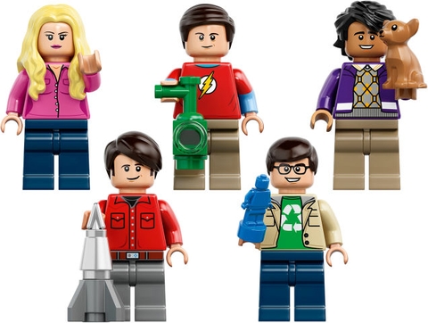Lego Ideas 21302 - Bí mật vụ nổ Big Bang - mô hình nhân vật