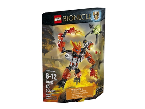Hình ảnh vỏ hộp bộ Lego Bionicle 70783 - Hộ Vệ Lửa
