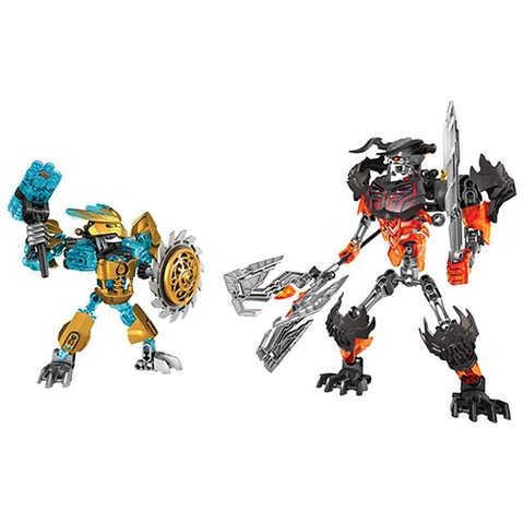 2 nhân vật trong Lego Bionicle 70795 - Cuộc Chiến Mặt Nạ Vàng