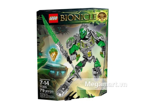 Hộp đựng bộ Lego Bionicle 71305 - Thần Rừng Lewa