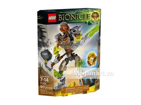 Hình ảnh vỏ hộp đựng sản phẩm Lego Bionicle 71306 - Thần Đá Pohatu