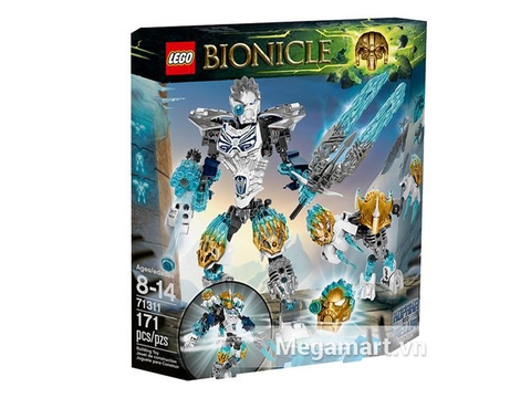 Vỏ hộp Lego Bionicle 71311 - Kopaka Và Melum Kết Hợp