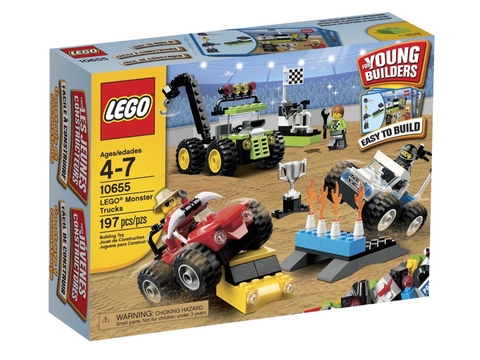 Hình ảnh vỏ hộp đựng sản phẩm Lego Bricks & More 10655 - Xe Tải Quái Vật