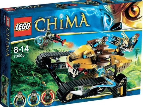 Vỏ ngoài sản phẩm Lego Chima 70005 - Xe Chiến Đấu Hoàng Gia Của Laval