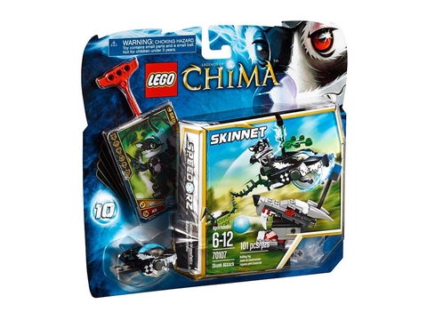 Hình ảnh bên ngoài bộ đồ chơi Lego Chima 70107 - Chồn Tấn Công