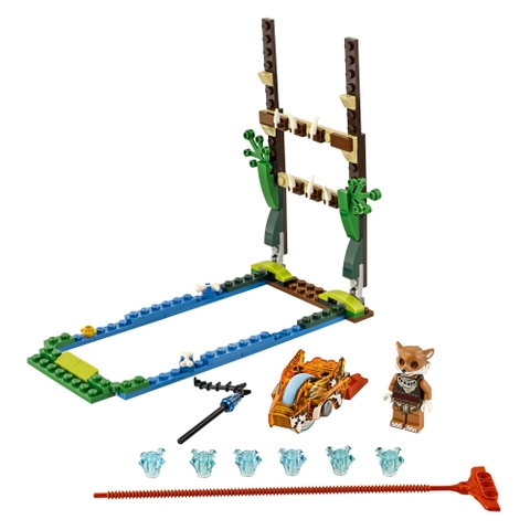 Toàn bộ các chi tiết có trong bộ xếp hình Lego Chima 70111 - Swamp Jump
